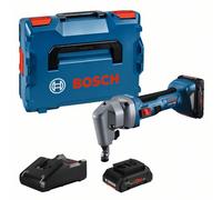 BOSCH Professional 0 601 529 601 BOSCH Professional GNA 18V-16 E Cisaille à tôle sans fil 18,0 V, avec 2 batteries