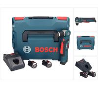 BOSCH Professional 0601390908 BOSCH Professional GWB 12V-10 Akku-Winkelbohrschrauber 12,0 V, mit 2 Akkus