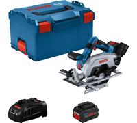 BOSCH Professional 06016C1102 BOSCH Professional GKS 18V-57-2 L Kit scie circulaire portative sans fil 18,0 V, avec 2 batteries