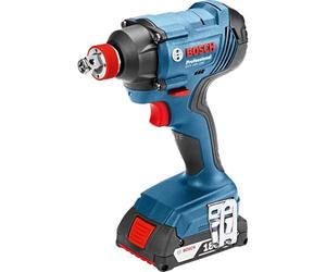 Bosch Professional 06019G4200 Perceuse-visseuse à chocs sans fil GDX 18 V-200 C (2 batteries 5 Ah) 18 V, module Connectivity en L-BOXX) C, 2 x 5,0 Ah, CoMo, 90 W, 18 V Bleu 06019G4200 Bleu