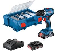 BOSCH Professional 06019K3205 BOSCH Professional GSR 18V-45 Akku-Bohrschrauber-Set 18,0 V, mit 2 Akkus