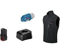 Bosch Gilet chauffant GHV 12+18V XA – GAA 12V-21, GBA 12V 2.0Ah, GAL 12V-20 – Taille L