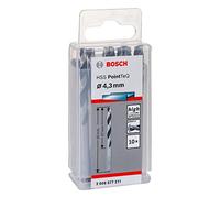 Bosch Professional 10x forets hélicoïdaux HSS PointTeQ (pour métal, 9,3 x 81 x 125 mm, accessoires pour perceuses-visseuses)