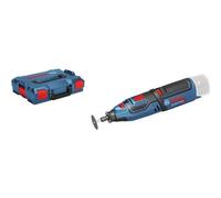 Bosch Professional 12V System outil rotatif sans-fil GRO 12V-35 (5 disques à tronçonner, mandrin de serrage 32 mm, coffret accessoires, embout avant, clé, pince de serrage, 2 demi-calages, L-BOXX)