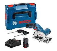 Bosch Scie circulaire sans fil GKS 12V-26 Professional, avec 2 batteries 3,0 Ah, L-BOXX - 06016A1005