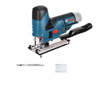 Bosch Professional 12V System scie sauteuse sans-fil GST 12V-70 (2 lames, patin de glissement, pare-éclats, capacité de coupe dans le bois : 70 mm, sans batterie ni chargeur, dans boîte carton)
