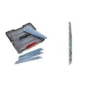 Bosch Professional 15 pièces Lame de scie sabre Ensemble bois et métal (pour le bois et le métal) & 5 Lames de scie sabre S 1531 L Top for Wood (bois, 240 x 19 x 1,5 mm, accessoires scie sabre)