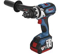 Bosch Professional 18 V Perceuse-visseuse sans fil GSR 18 VE-2 EC, 2 x 5,0 Ah, chargeur rapide Gal 1880 CV, L-BOXX, 1 pièce, 06019 F1102