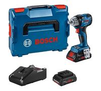 Bosch Professional 18V System boulonneuse sans-fil GDS 18V-330 HC (couple serrage 330 Nm, couple décollement 560 Nm, 2 batteries ProCORE 4.0 Ah, chargeur, module Bluetooth Low Energy, L-BOXX)