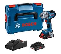 Bosch Professional 18V System boulonneuse sans-fil GDS 18V-450 HC (couple serrage 450 Nm, couple décollement 800 Nm, 2 batteries ProCORE 4.0 Ah, chargeur, module Bluetooth Low Energy GCY 42, L-BOXX)
