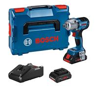 Bosch Professional 18V System boulonneuse sans-fil GDS 18V-450 PC (couple serrage 450 Nm, couple décollement 800 Nm, avec module Bluetooth, 2 batteries 4,0 Ah, chargeur rapide GAL 18V-40, L-BOXX)