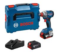 Bosch Professional 18V System boulonneuse sans-fil GDX 18V-285 (avec 2 batteries GBA 4.0Ah, chargeur GAL 18V-20, L-BOXX)