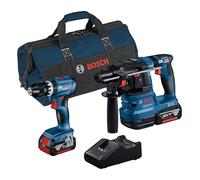 Combi-kit 2 outils 18V (GSB 18V-45 + GBH 18V-22) (2x4.0Ah) - BOSCH 0615A50039