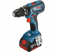 Bosch Professional 18V System perceuse-visseuse à percussion sans-fil GSB 18V-28 (couple max. 63 Nm, avec 2 batteries 4,0 Ah, chargeur rapide GAL 18V-40, L-BOXX)
