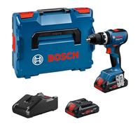 Bosch Professional 18V System Perceuse-visseuse sans fil GSB 18V-65 (moteur sans balais, longueur de tête 175, incl. 2 batteries ProCORE18V 4.0Ah, L-BOXX)