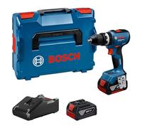 Bosch Professional 18V System Perceuse-visseuse sans fil GSB 18V-65 (moteur sans balais, longueur de tête 175, 2 batteries GBA 18V 5.0Ah incl., chargeur GAL 18V-40, L-BOXX)