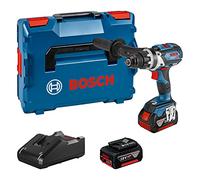 Perceuse-visseuse 18 V GSR 18V-110 C Professional + 2 batteries 5 Ah + chargeur + coffret L-BOXX BOSCH 06019G0125