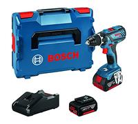 Perceuse-visseuse 18 V GSR18V-28 + 2 batteries 4 Ah + chargeur en coffret L-BOXX BOSCH 06019H410A