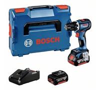 Bosch Professional 18V System perceuse-visseuse sans-fil GSR 18V-90 C (avec 2 batteries ProCORE 4,0 Ah, chargeur rapide GAL 18V-40, calage L-BOXX pleine largeur, L-BOXX)