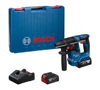 Bosch Professional 18V System perforateur sans-fil GBH 18V-18 (SDS plus, avec 2 batteries 18V 4,0 Ah, GAL 18V-20)