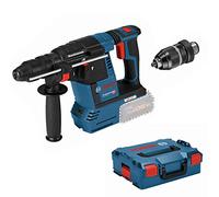 Bosch Professional 18V System perforateur sans-fil GBH 18V-26 F (avec poignée auxiliaire, butée de profondeur, chiffon, mandrin interchangeable SDS plus, L-BOXX)
