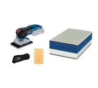Bosch Professional 18V System ponceuse vibrante sans-fil GSS 18V-13 (1 plateau, 1 feuille abrasive) + 1x Expert Cale Dual Density