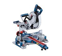 Bosch Professional 18V System scie à onglets radiale sans-fil BITURBO GCM 18V-254 D (capacité coupe 90 x 305 mm, avec 1 lame, 2 appuis de pièce, sac à poussière, serre-joint)
