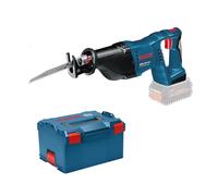 Scie sabre sans fil - Sans batterie, ni chargeur - GSA 18 V-LI - BOSCH - solo en coffret L-Boxx - 060164J007