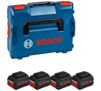 Bosch Professional 18V System set de batteries ProCORE : 4 batteries GBA 18V 5.5Ah (avec calage L-BOXX pour Starter Sets, dans L-BOXX)
