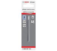 Bosch Professional - Jeu de forets carrelage CYL-9 SoftCeramic 1x Ø 6 x 80 mm pour céramique tendre
