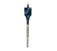 Bosch Professional 1x Mèche plate Self Cut Speed (Bois, avec queue six pans 1/4" Ø 25 mm Longueur 152 mm, Accessoire Perceuse à percussion)