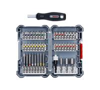 Bosch Professional 45 pièces Assortiment d’embouts de vissage personnalisable (PH 1/2/3, PZ 1/2/3, SL 3/4/5/6, HEX 3/4/5/6, T 10/15/20/25/27/30/40, TH 10/15/20/25/27/30/40, Accessoire Perceuses)
