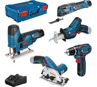 Bosch Professional 5 outils KIT + GBA + GAL + XL-Boxx 0615A0017C Kit d'outils universel 10 pièces