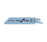 Bosch Lame de scie-sabre S 522 BF, flexible pour métal, 100 x 19 x 0,9 mm, lot de 5