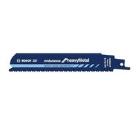 Bosch Professional 5 pièces Lame de scie sabre S 936 CHF Endurance for Heavy Metal (pour le métal, 150 x 25 x 1,1 mm, Accessoires scie alternative)