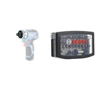Bosch Professional Adaptateur FlexiClick GFA 12-X (Taille : 27 mm, compatible avec GSR 12V-15 FC) + 32 pièces Coffrets d'embouts de vissage Extra Hard (PH, PZ, T, TH, S, HEX-Bit, Accessoires)