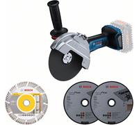 Bosch Professional BITURBO GWS 18V-180 PC - Meuleuse d'angle sans fil (sans balais, 18V, Ø 180 mm coupe 230 mm, homme mort, prêt à brancher, sans batterie, dans un carton)