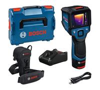 Bosch Professional Caméra thermique GTC 12V-450-13 (résolution 256x192 px, -20°C à +450 °C, double alimentation, batterie Li-Ion GBA 12V 2.0Ah, chargeur GAL 12V-40, housse, câble USB-C®, L-BOXX)