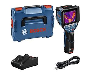 Bosch Professional Caméra thermique GTC 600 C 12 V (1 batterie 12 V, avec fonction application, plage de température : -20 °C à +600 °C, résolution : 256 x 192 px, dans L-Boxx)