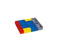 Bosch Professional casiers pour rangement de petit matériel, set de casiers Inset-Box 12 pièces pour i-BOXX 53
