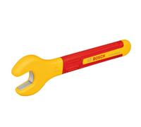 Bosch Professional clé plate VDE de 17 mm (fourche inclinée à 15°, certifiée jusqu'à 1 000 V, isolée avec un élastomère thermoplastique (TPE))