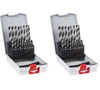 Bosch Professional Coffret 19 pièces Forets HélicoÏdaux HSS PointTeQ (pour métal, ProBox, accessoires pour perceuses-visseuses) (Lot de 2)