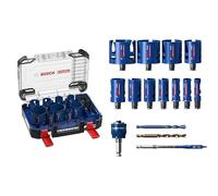 Bosch Professional Coffrets 14 de scies trépans Expert Tough Material (pour Bois avec métal, Ø 20-76 mm, Accessoire pour Perceuses) & Bosch