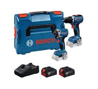 BOSCH PROFESSIONAL Set de 2 outils 18 V : GSR + GDR + 2x GBA 5.0 Ah +GAL 18V-40 0615A50090