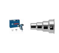 Bosch Professional Décapeur thermique GHG 23-66 (2300 W, plage de températures 50-650 °, 2 buses) Bleu + Bosch Accessories 1609201647 Bague de réduction 14 mm
