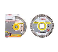 Bosch Professional Diamant Standard Universalâ€¯: 230 mm & Disque à Tronçonner Diamanté 2608615166 Standard for Universal (universel, X-LOCK, Ø 125 mm, Alésage : 22,23 mm, Largeur de Coupe de 2 mm)