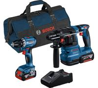 BOSCH Professional Ensemble Marteau Perforateur Sans Fil 18V Noir
