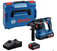 Bosch Professional GBH 18V-22 SDS-Plus-Marteau perforateur sans fil 18 V 4 Ah Li-Ion + 2 batteries, + chargeur, + malle