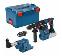 Bosch Professional GBH 18V-26F + GDE SDS-Plus-Marteau perforateur sans fil 18 V Li-Ion sans batterie, sans chargeur, + mallette