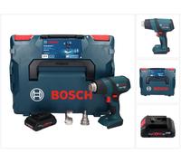 Bosch Professional GHG 18V-50 Décapeur thermique sans fil 300°C / 500°C 18V + 1x Batterie ProCORE 4,0Ah + Coffret L-Boxx - sans chargeur